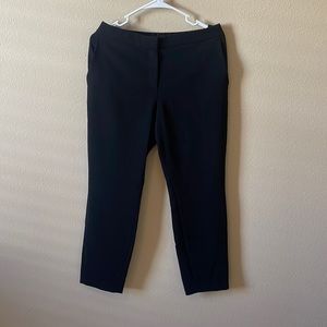 Theory black crepe dress pants never worn